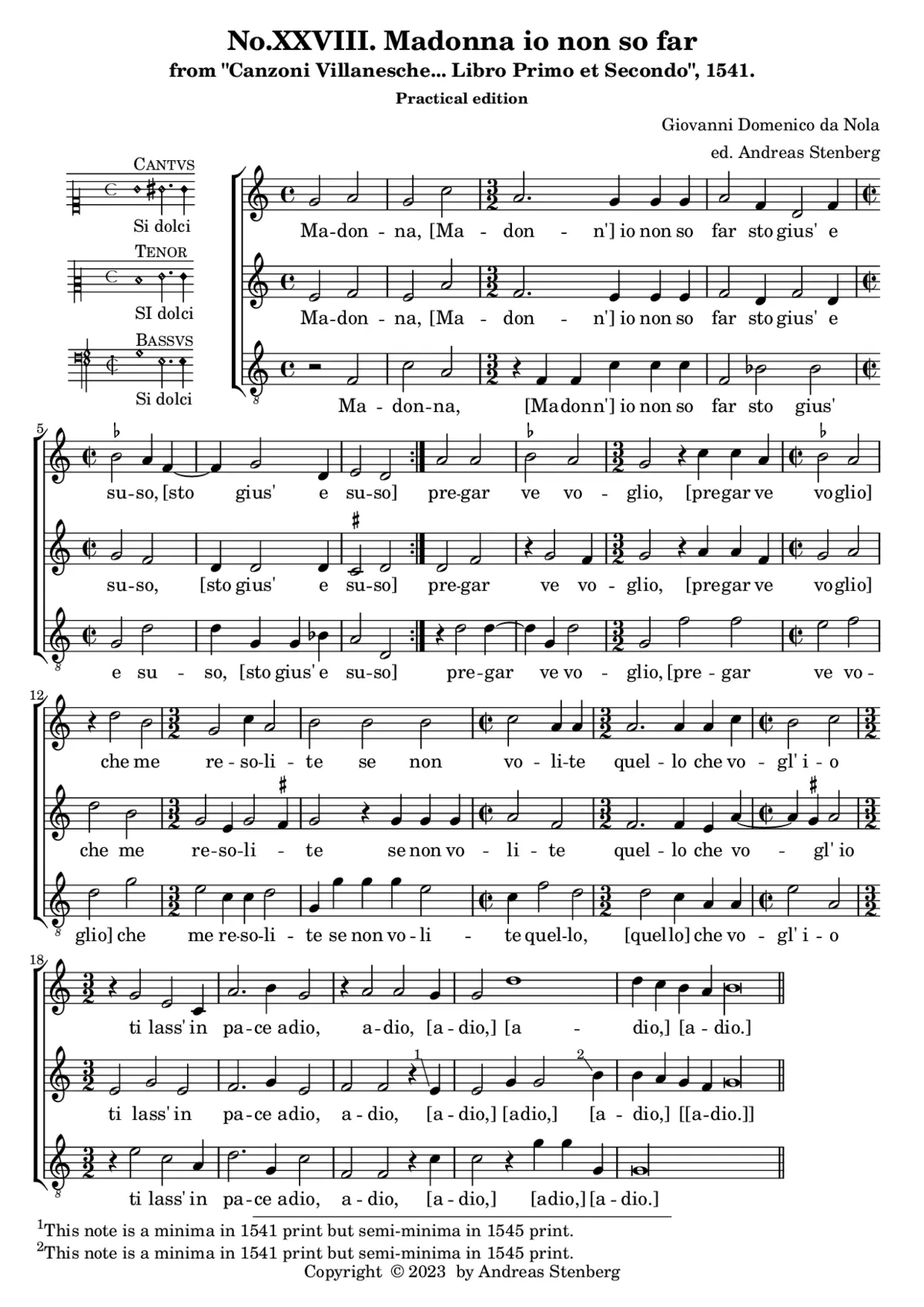 Madonna io non so far - Page 1