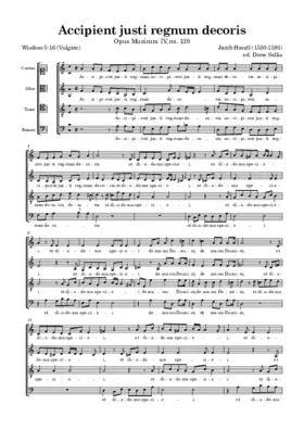 Accipient justi regnum decoris