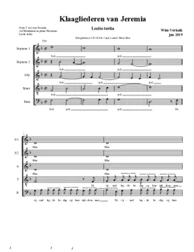 Klaagliederen lectio tertia
