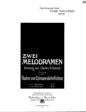 Zwei Melodramen