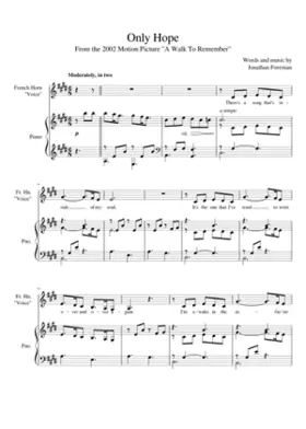 a walk to remember - Only Hope