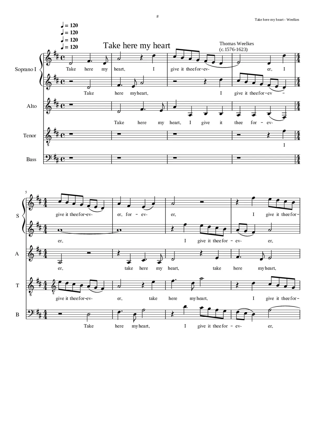 Take here my heart - Page 1