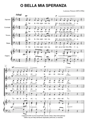 O bella mia speranza