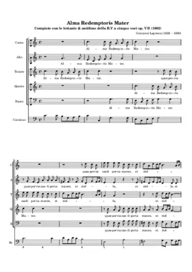 Alma Redemptoris Mater a 5