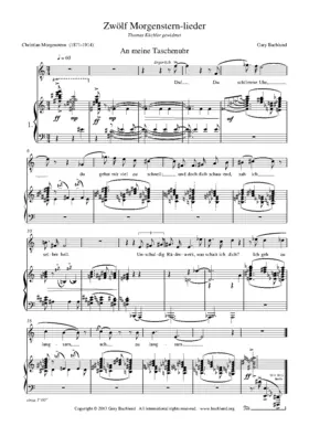 12 Morgenstern-Lieder