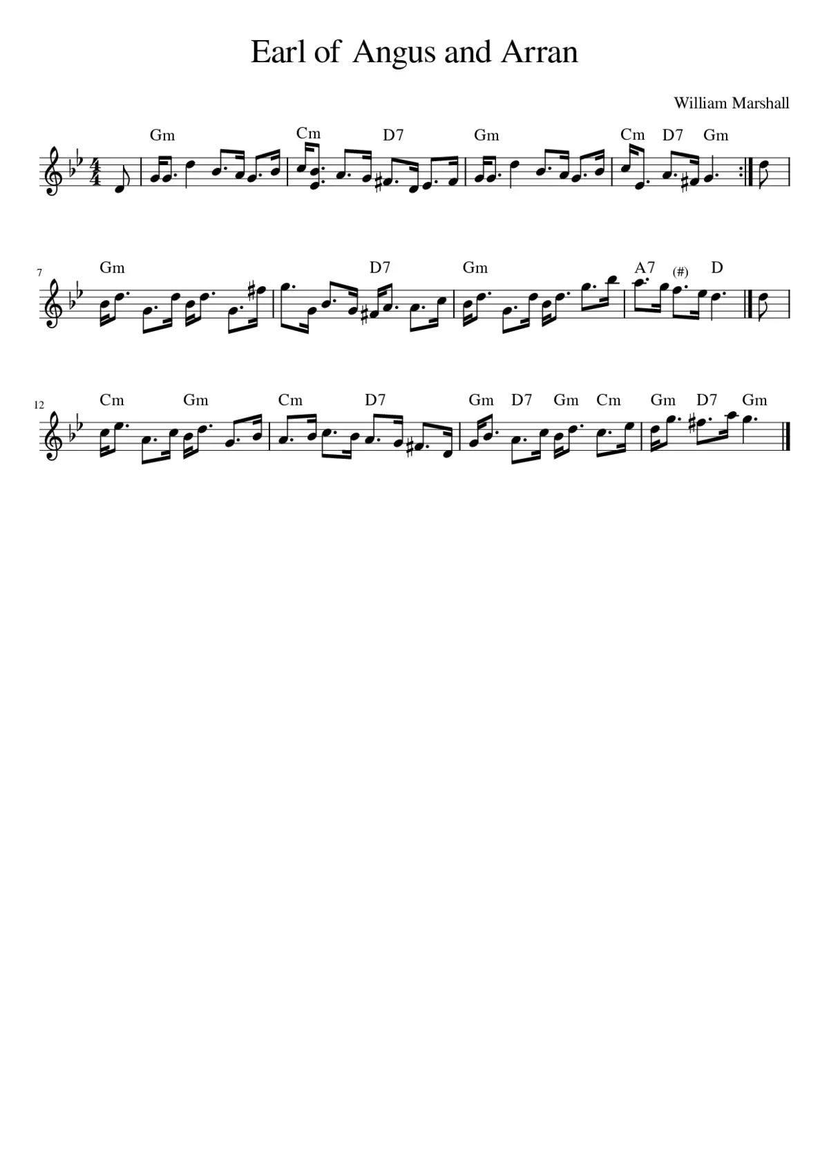 the Earl of Angus and Arran - Page 1