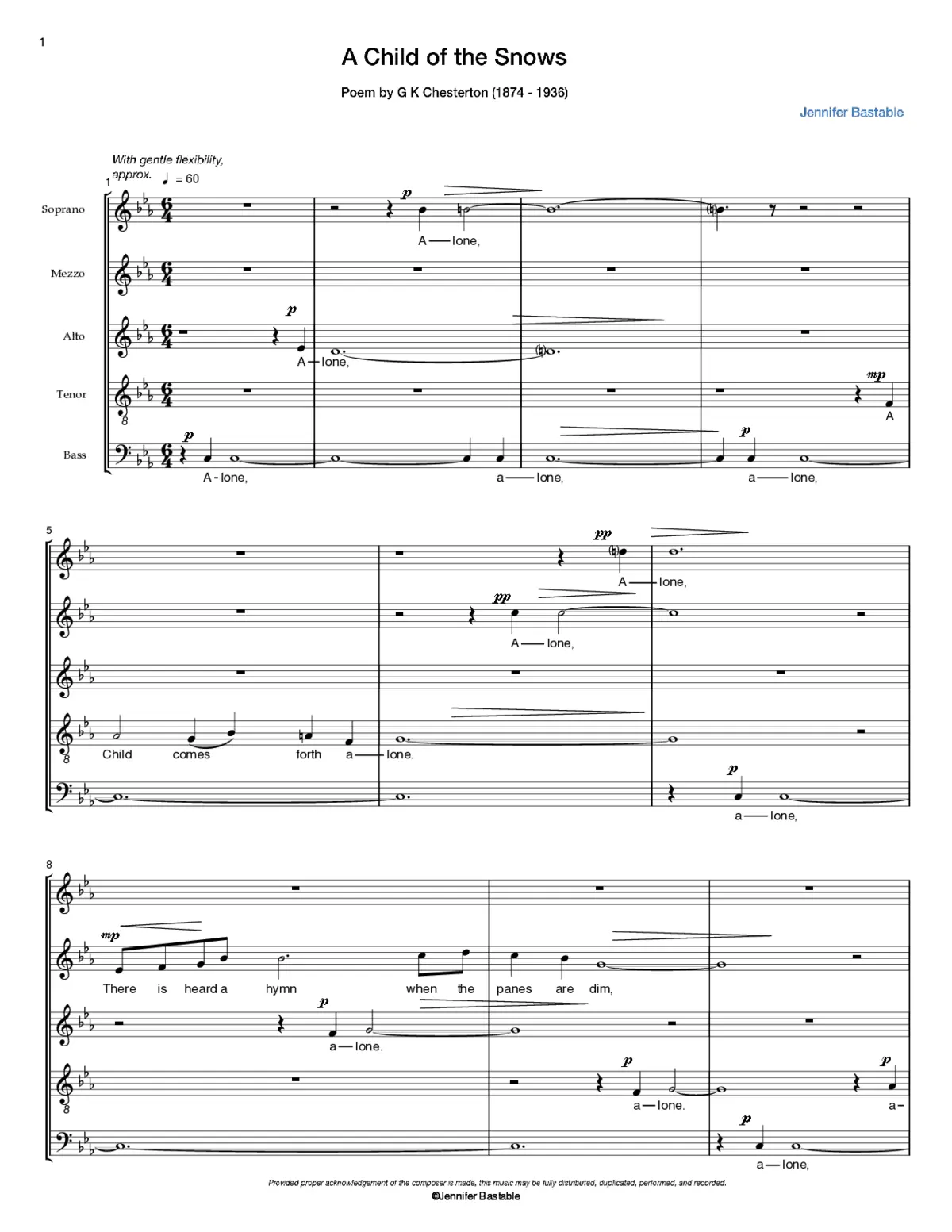 A Child of the Snows - Page 1