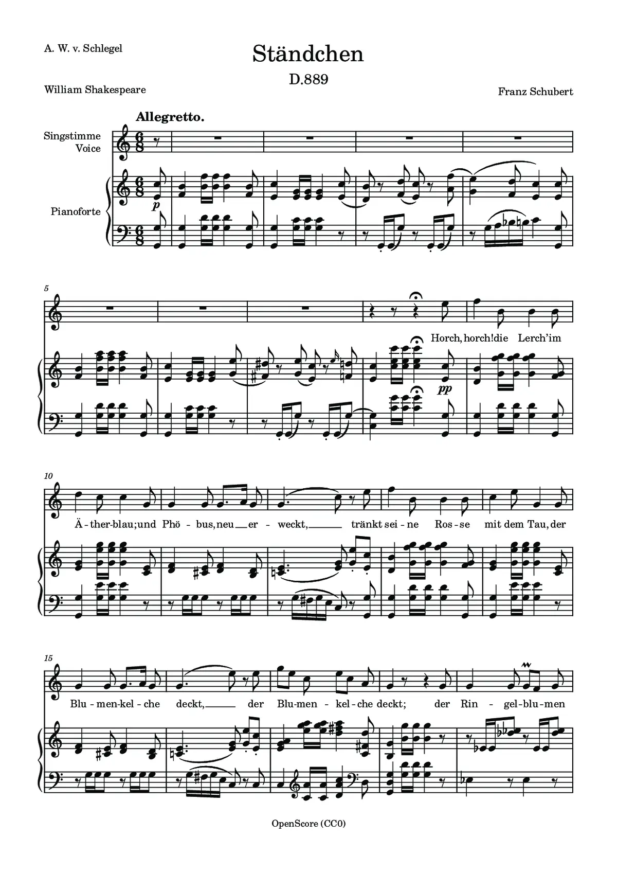 Ständchen, D.889 - Page 1