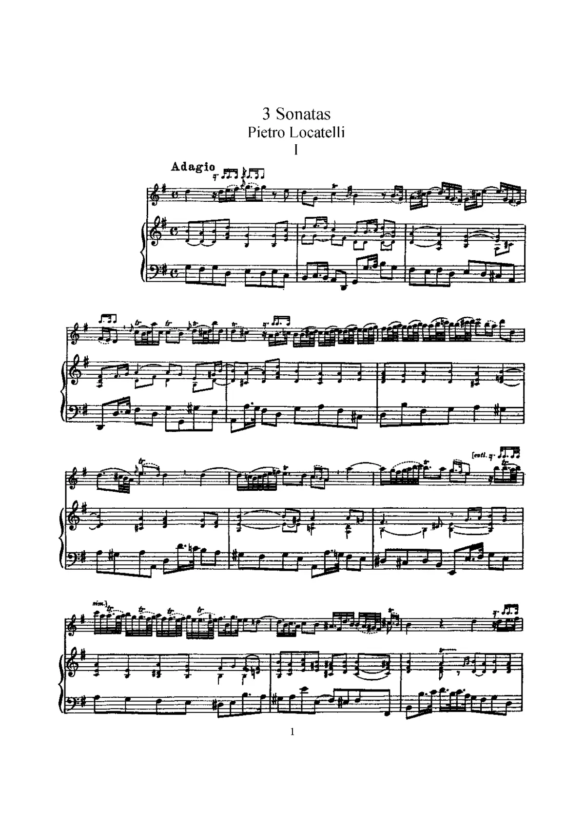 12 Flute Sonatas - Page 1