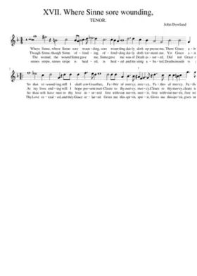 XVII. Where Sinne sore wounding