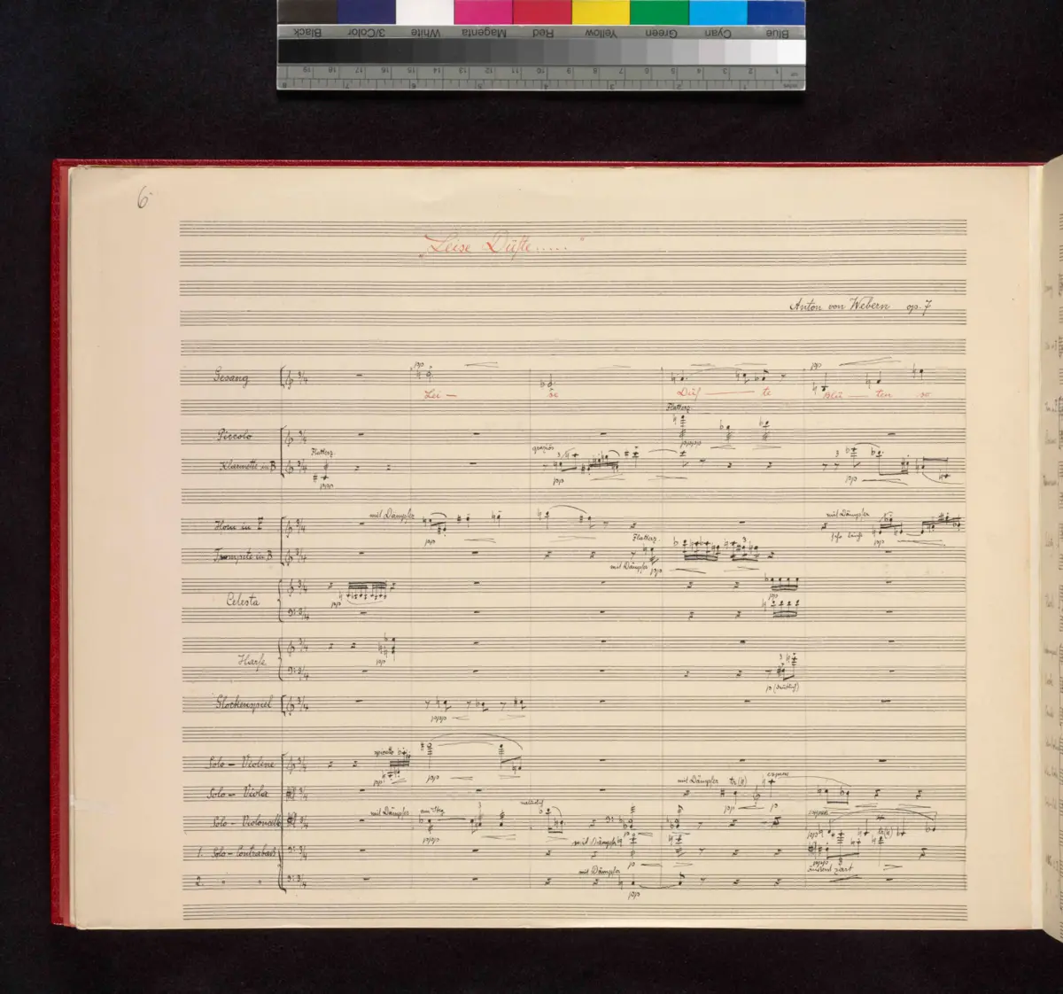 3 Lieder for Voice and Orchestra - Page 1