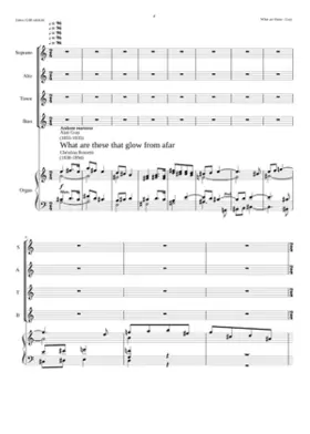 What are these that glow from afar