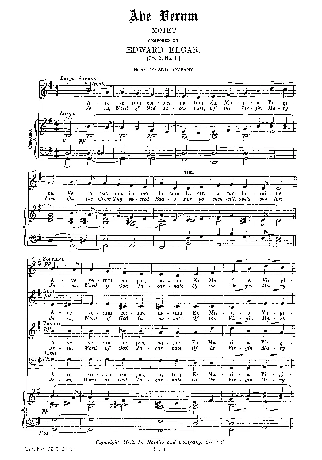 3 Motets - Page 1