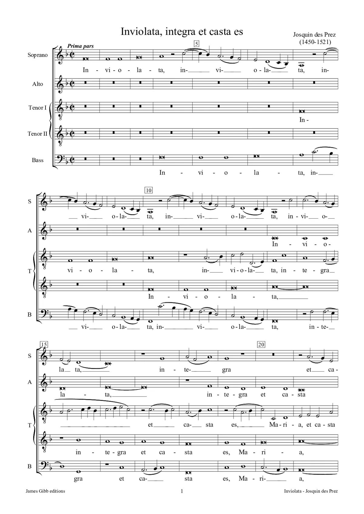 Inviolata, integra et casta - Page 1