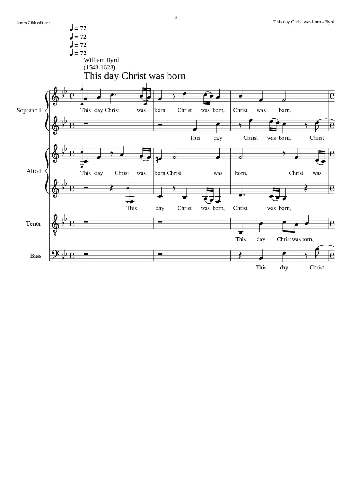 This Day Christ Was Born - Page 1