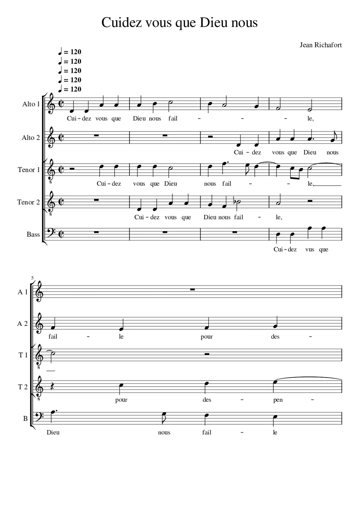 Cuidez vous que Dieu nous faille - Page 1