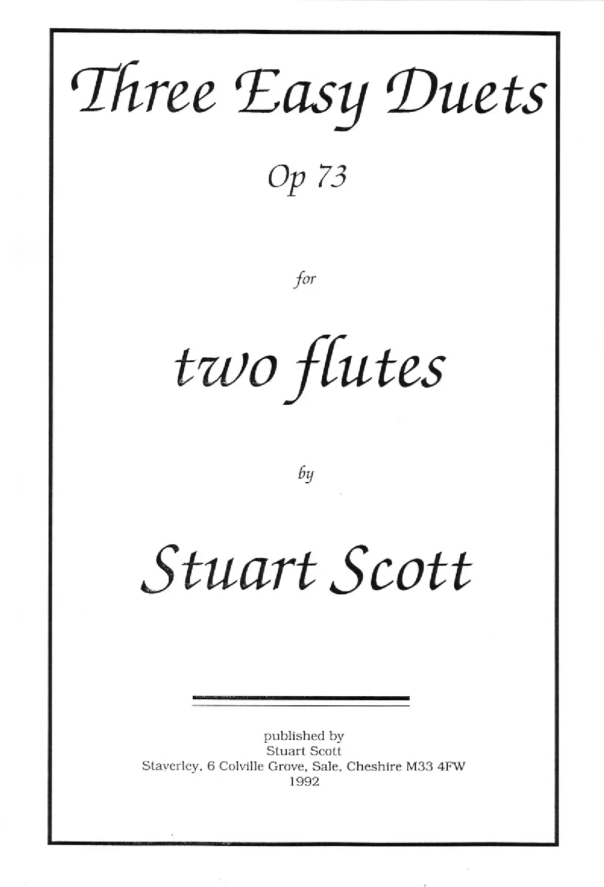 3 Easy Flute Duets - Page 1