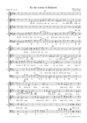 By the waters of Babylon