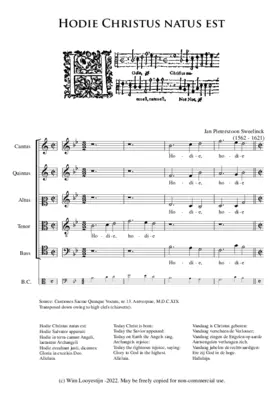 Hodie Christus natus est