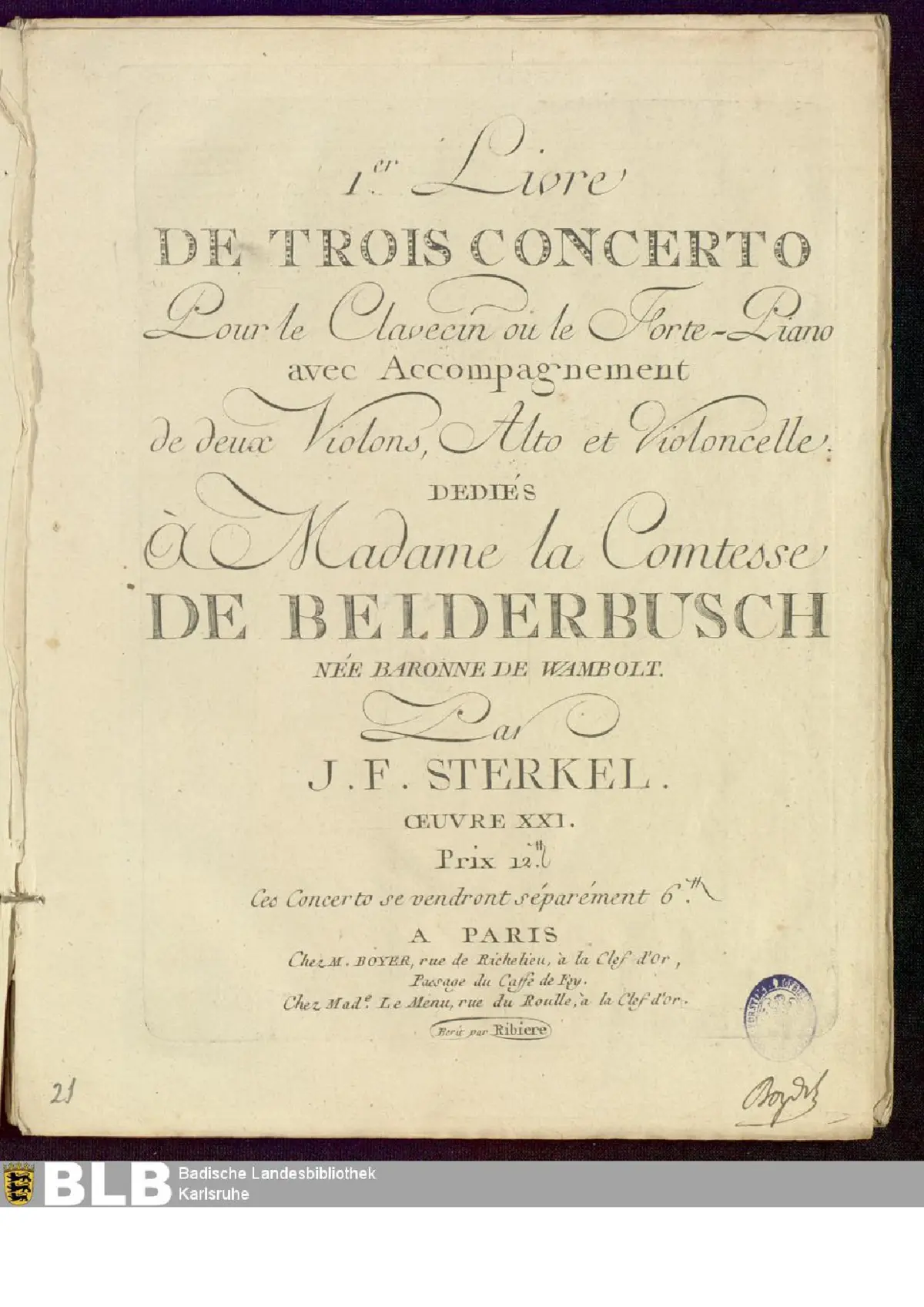 3 Keyboard Concertos - Page 1
