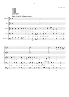 Inter brachia Salvatoris mei SWV 82