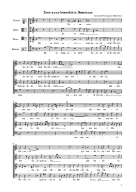 Ecce nunc benedicite Dominum