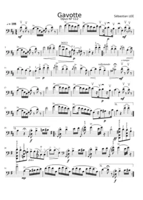 Gavotte in B Minor Op.112
