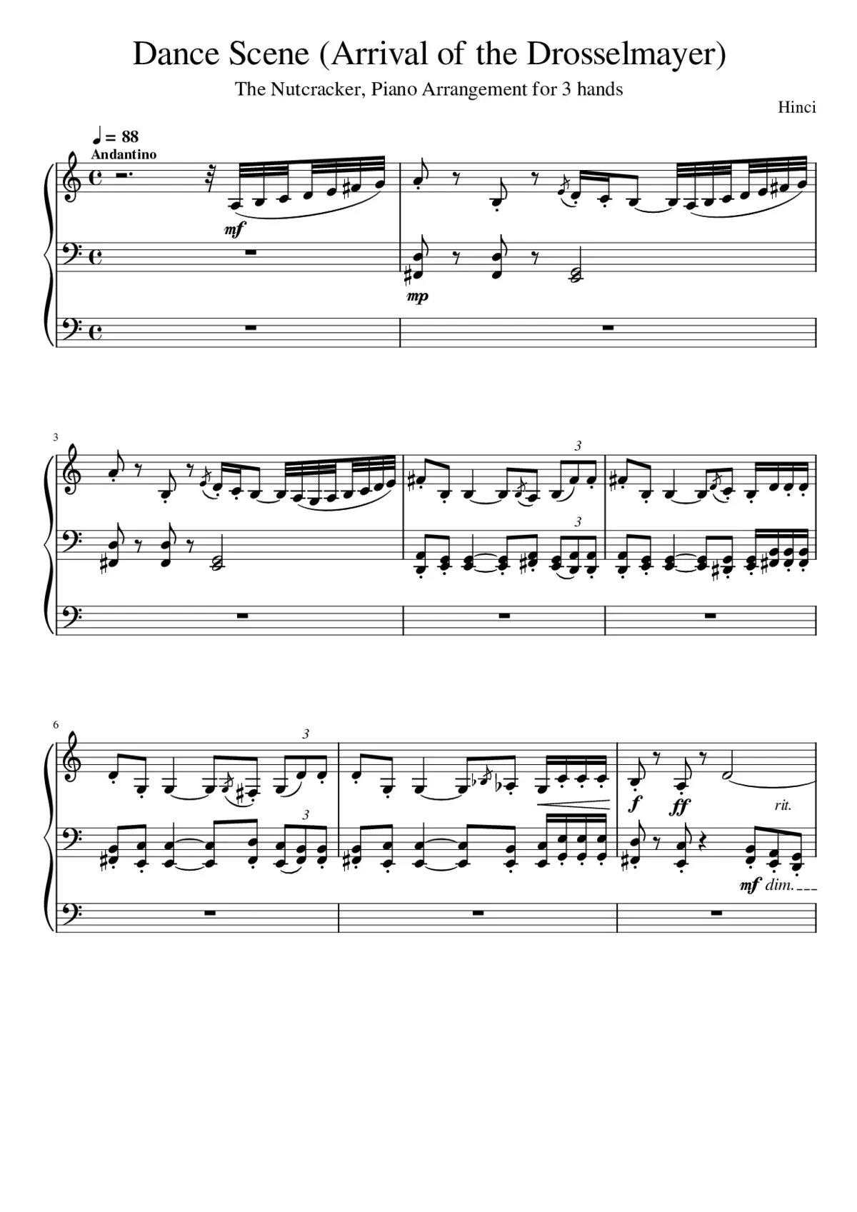 The Nutcracker (ballet) Op.71 - Page 1