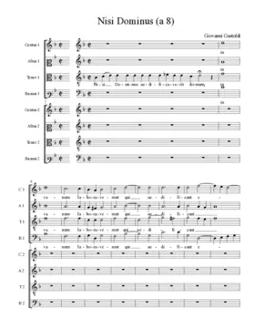 Nisi Dominus (a 8)