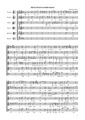 Ad te levavi oculos meos