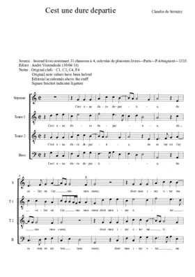 Cest une dure departie