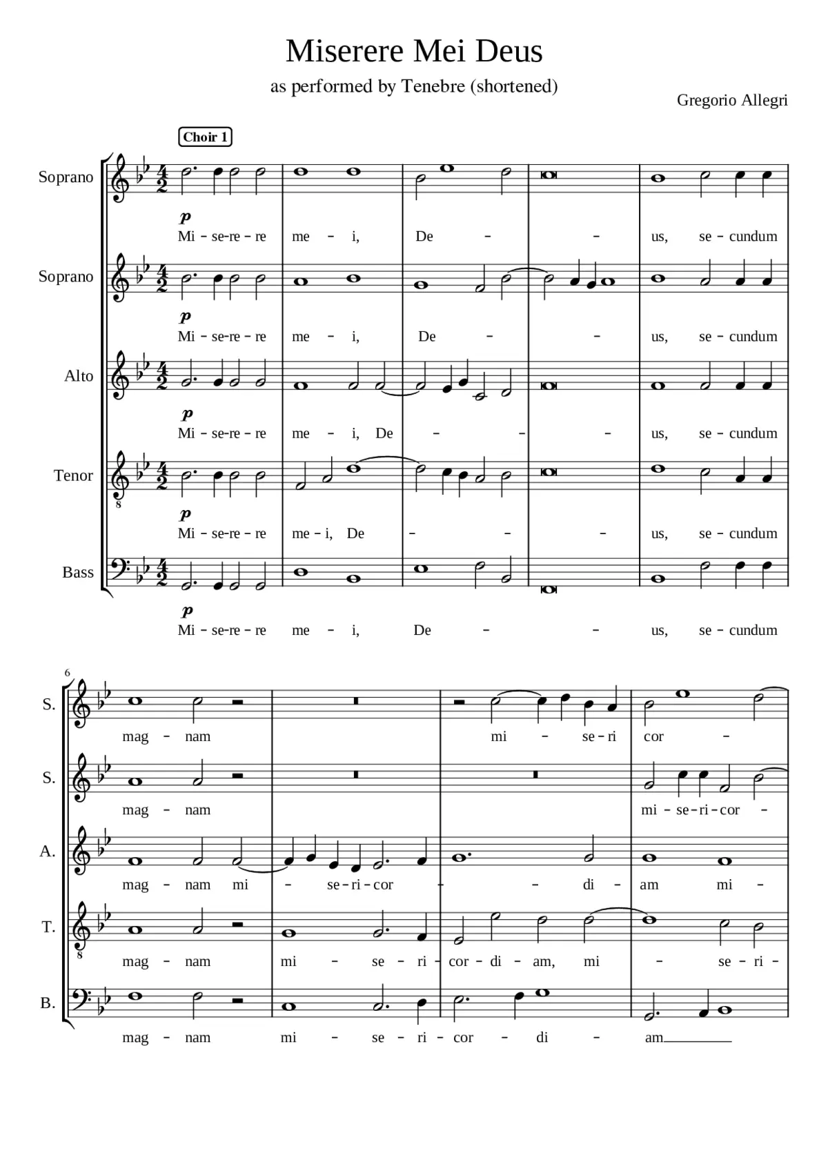 Miserere - Page 1