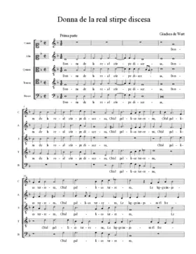 Donna de la real stirpe discesa