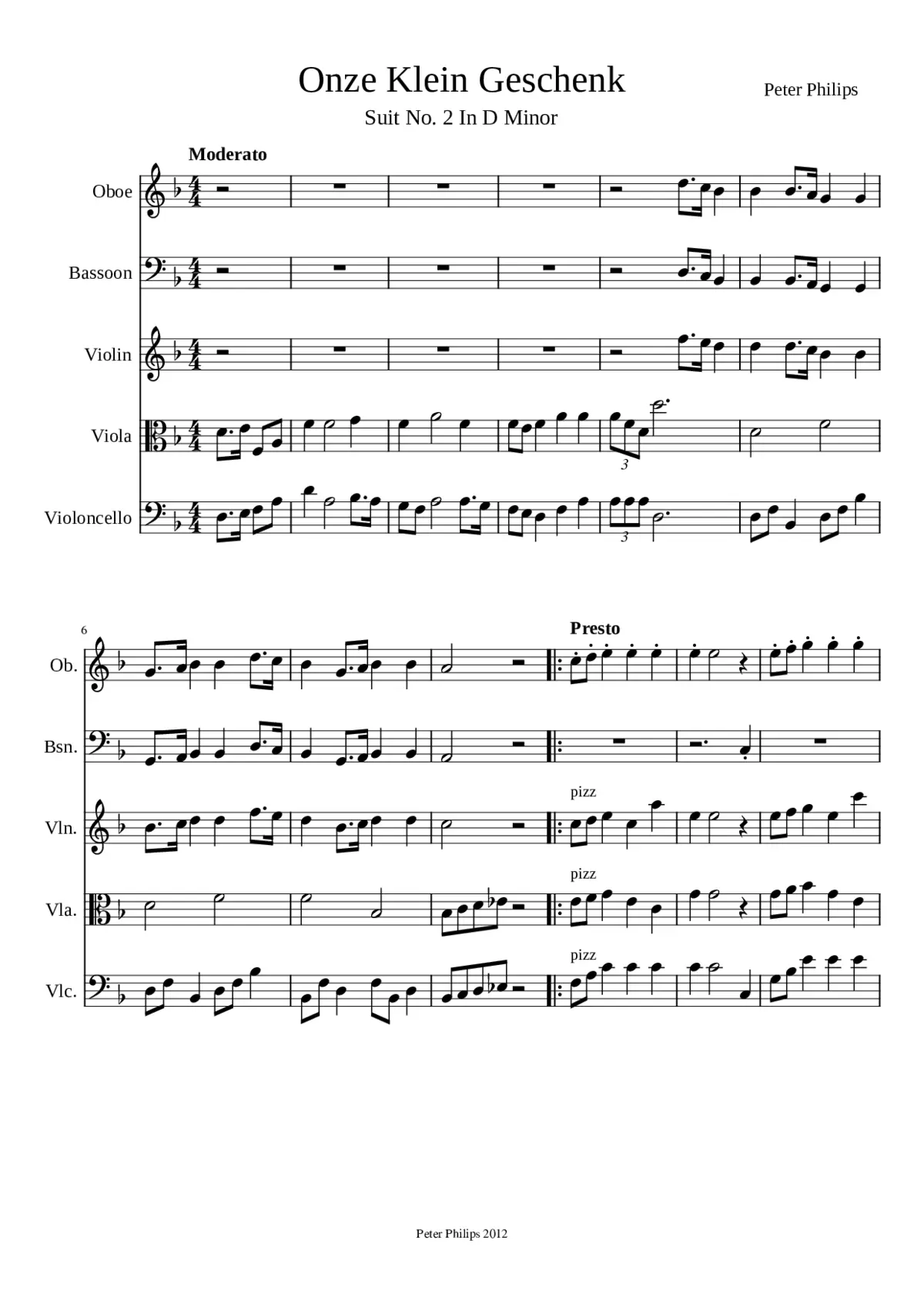 Onze Klein Geschenk - Page 1