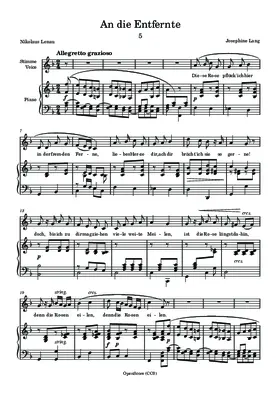 An die Entfernte