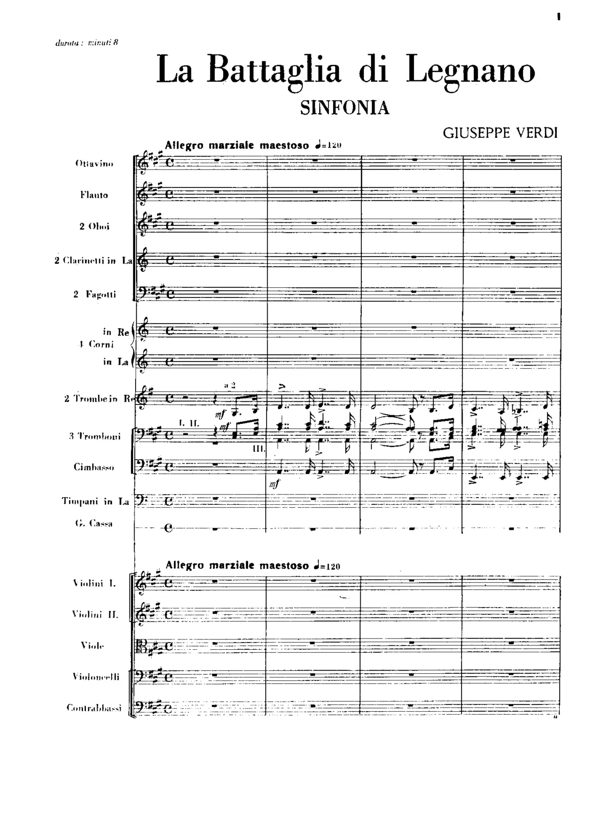 La battaglia di Legnano - Page 1