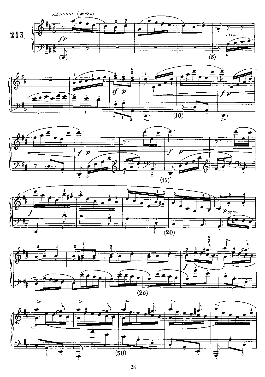 Keyboard Sonata in D major - Page 1