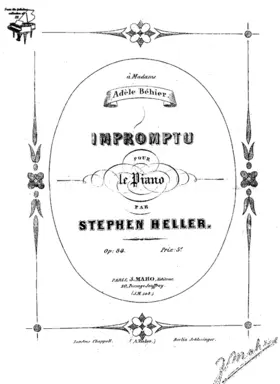 Impromptu, Op.84
