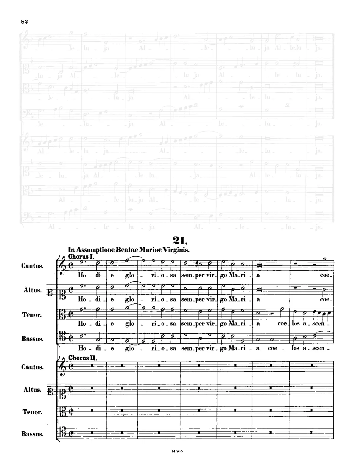 Hodie gloriosa semper Virgo Maria - Page 1