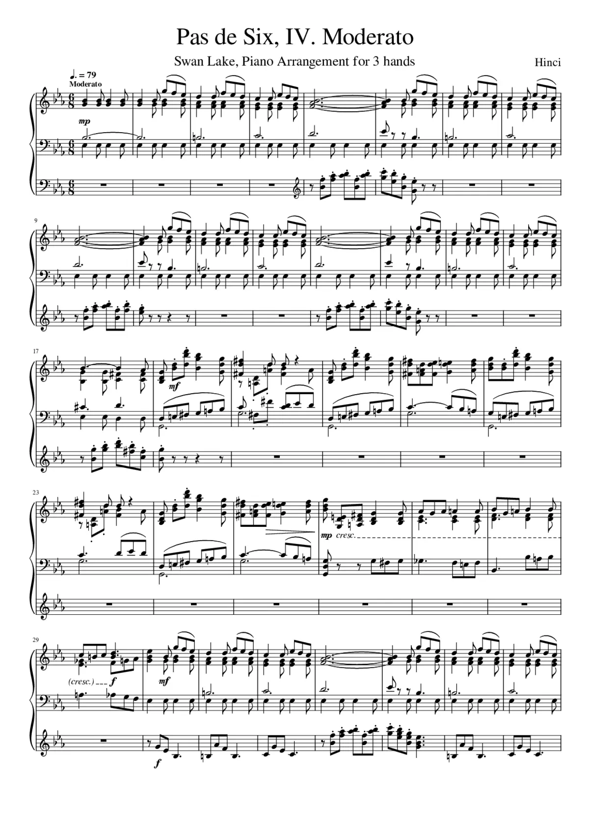 Swan Lake (ballet) Op.20 - Page 1