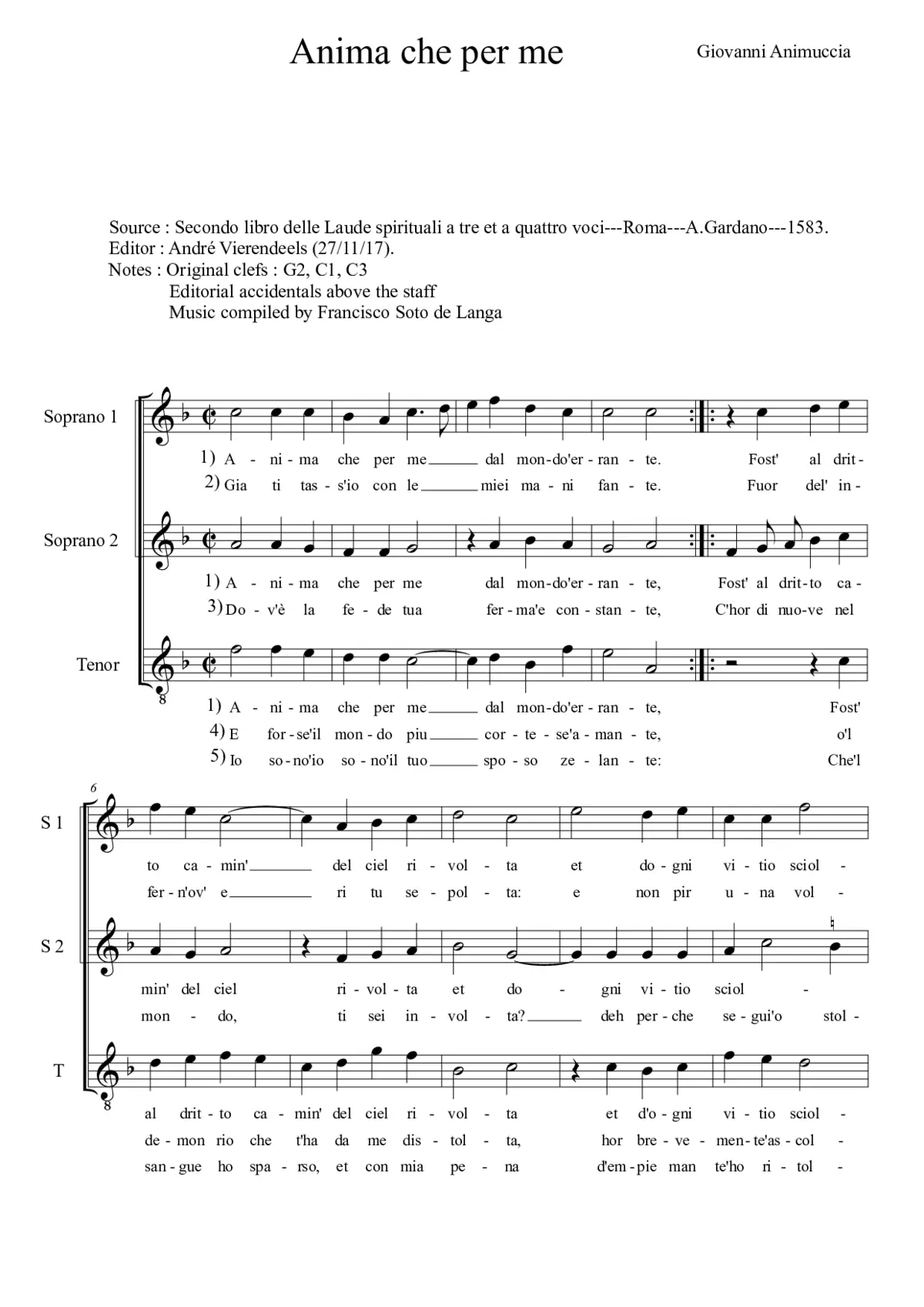 Anima che per me - Page 1