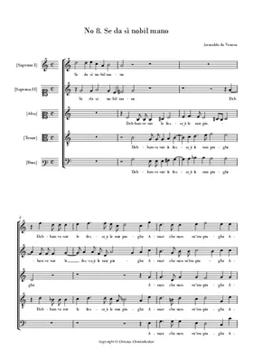 Se da sì nobil mano