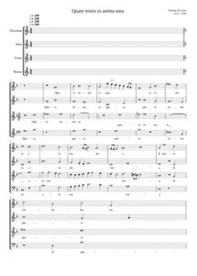 Quare tristis es anima mea a 4