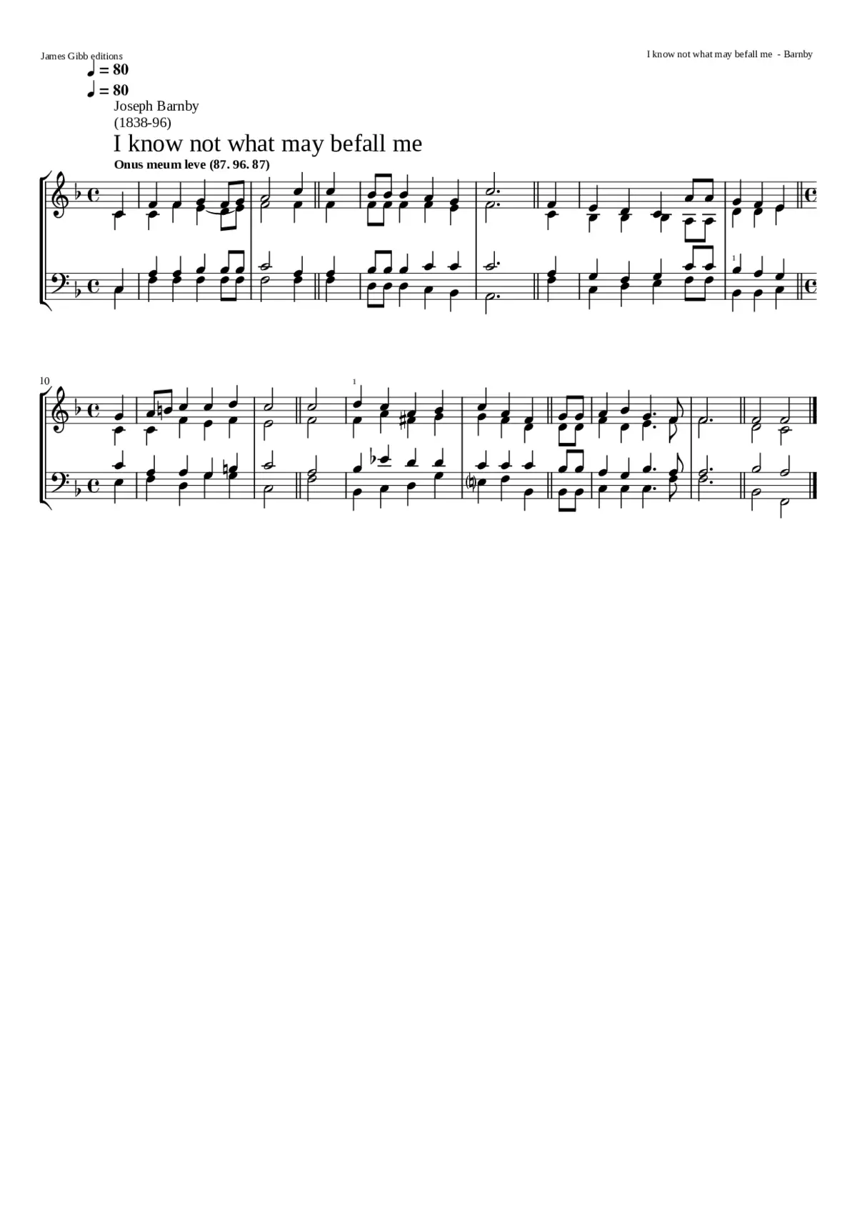 I know not what may befall me - Page 1