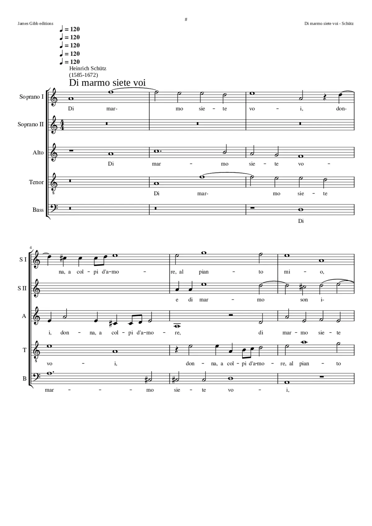 Di marmo siete voi SWV 17 - Page 1