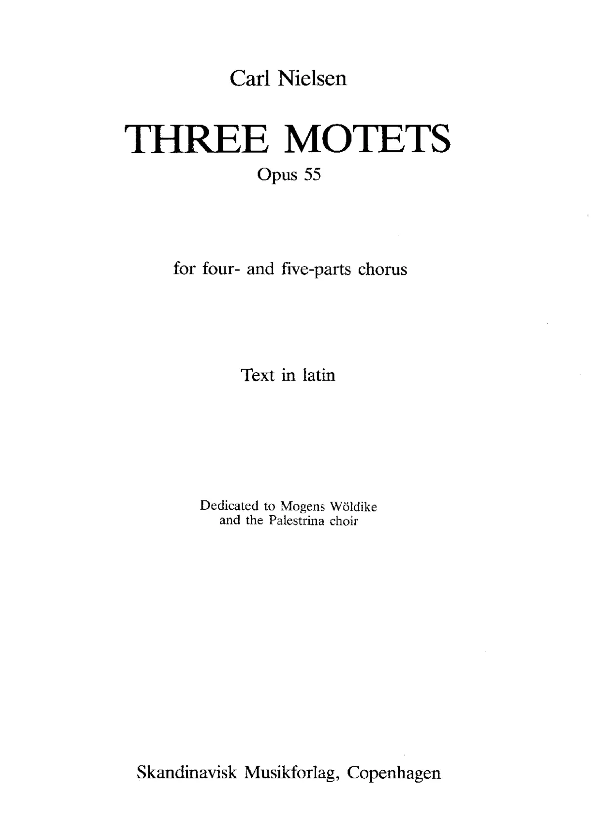 3 Motets - Page 1