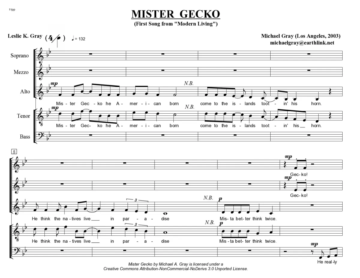 Mister Gecko - Page 1