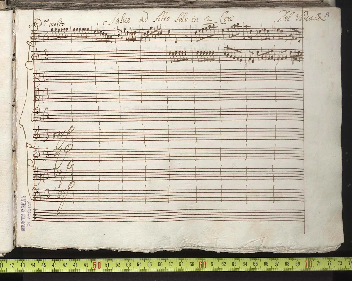 Salve Regina in G minor - Page 1