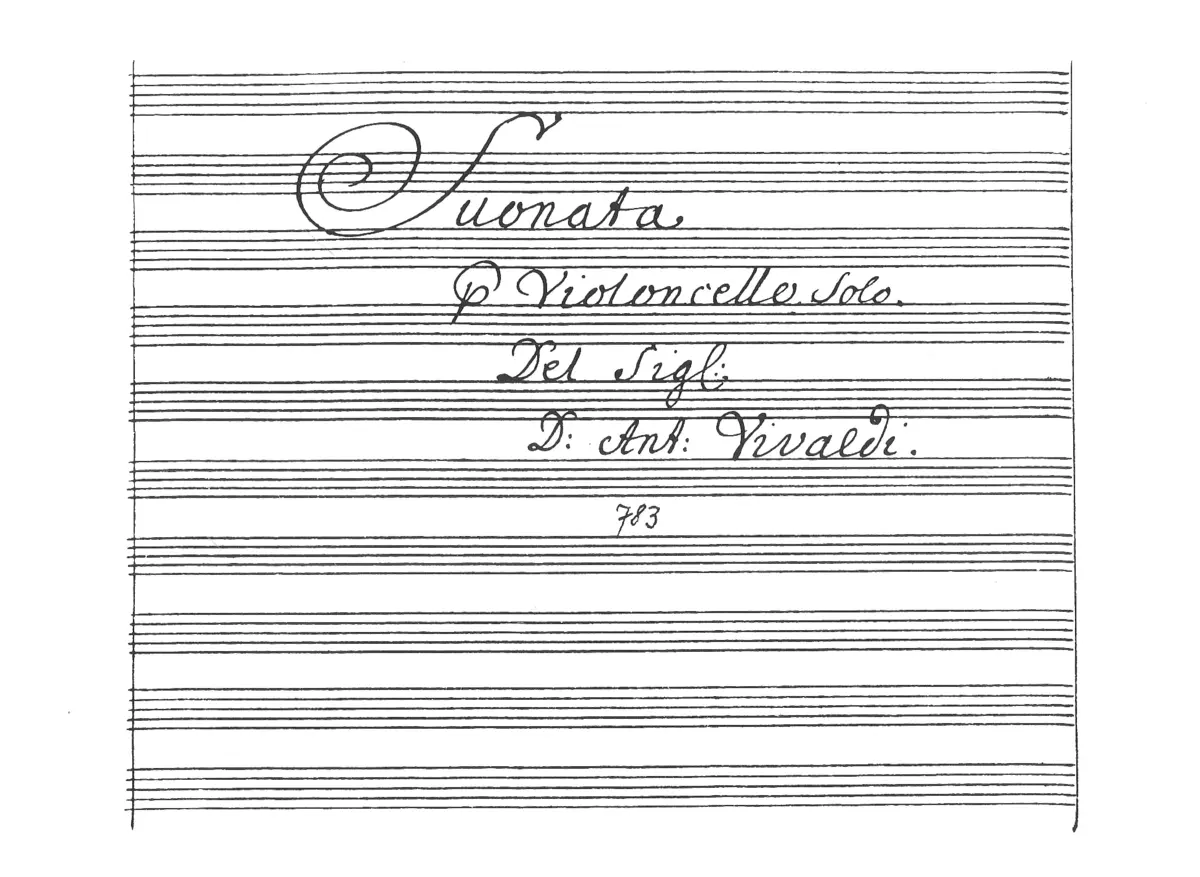 Cello Sonata in G minor - Page 1