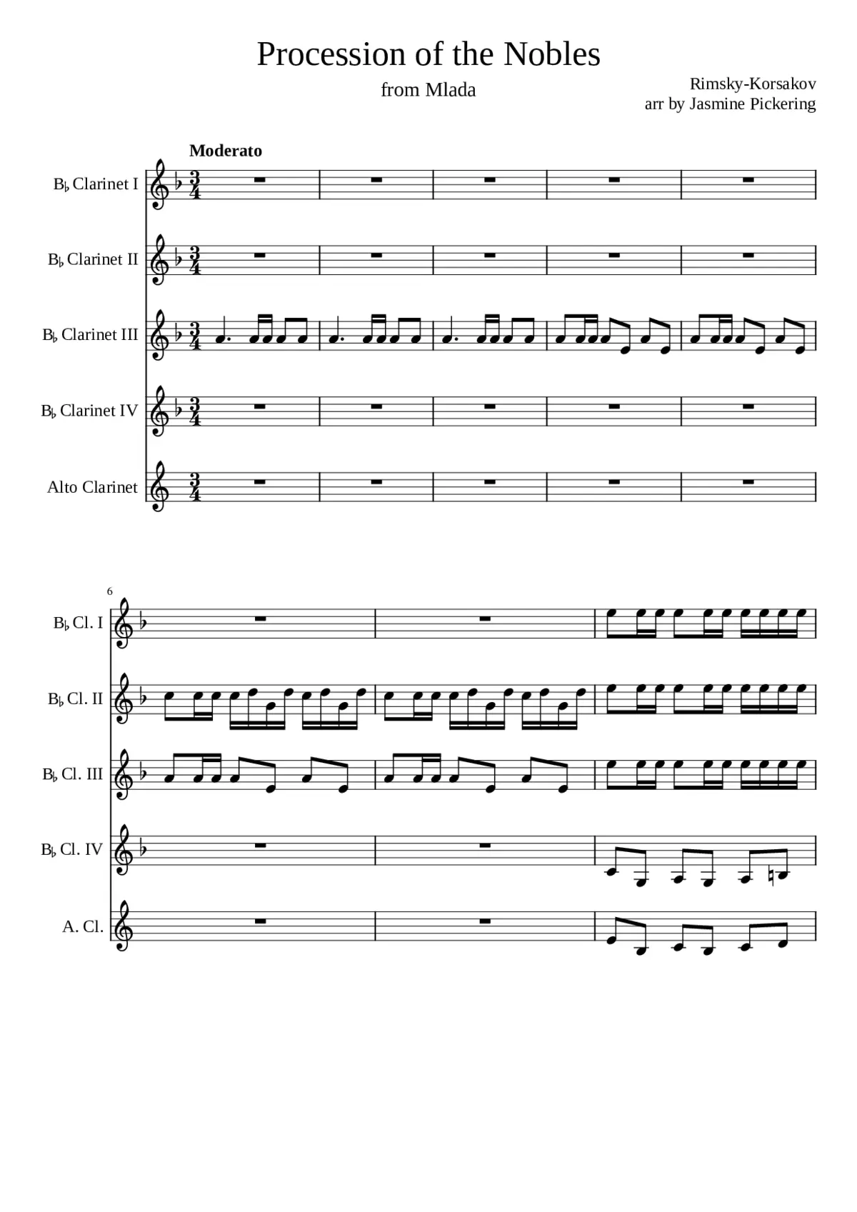 Procession of the Nobles - Page 1